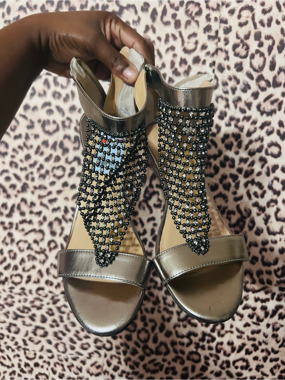 Thalia Sodi Beaded Sandals